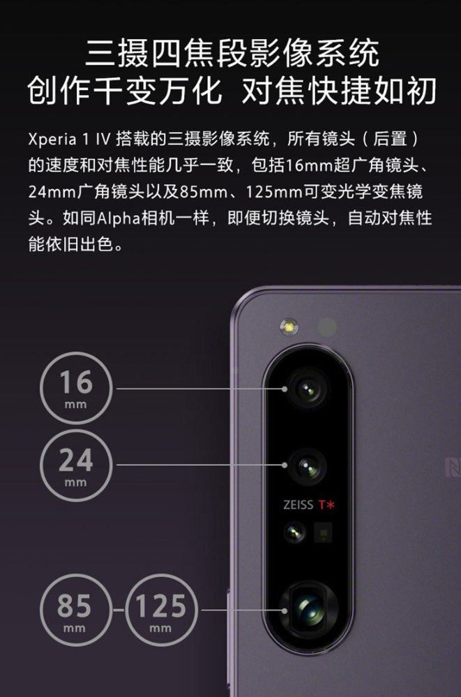 索尼旗舰新机Xperia 1 IV 正式发布，国内定档23日推出