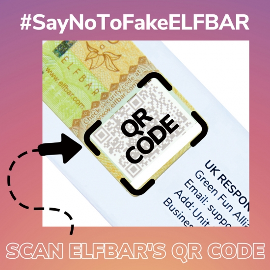 ELFBAR 防止大量假冒一次性电子烟进入海外零售市场