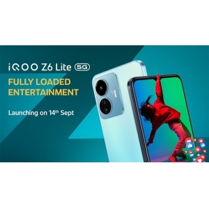 iQOO Z6 Lite全球首发高通骁龙4：9月14日登场